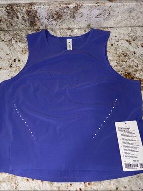 Lululemon Swift Ventilated Running Tank - Charged Indigo